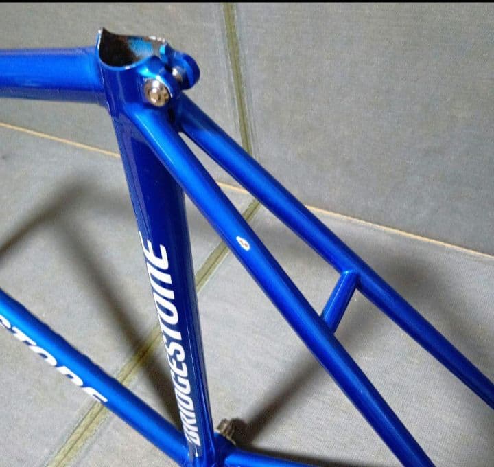 BRIDGESTONE 競輪　ピストフレーム　njs クロモリ　019 マックス