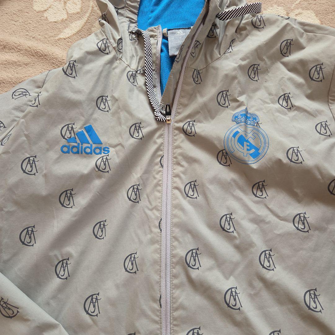 adidas Real Madrid ウインドーブレーカーブルゾン