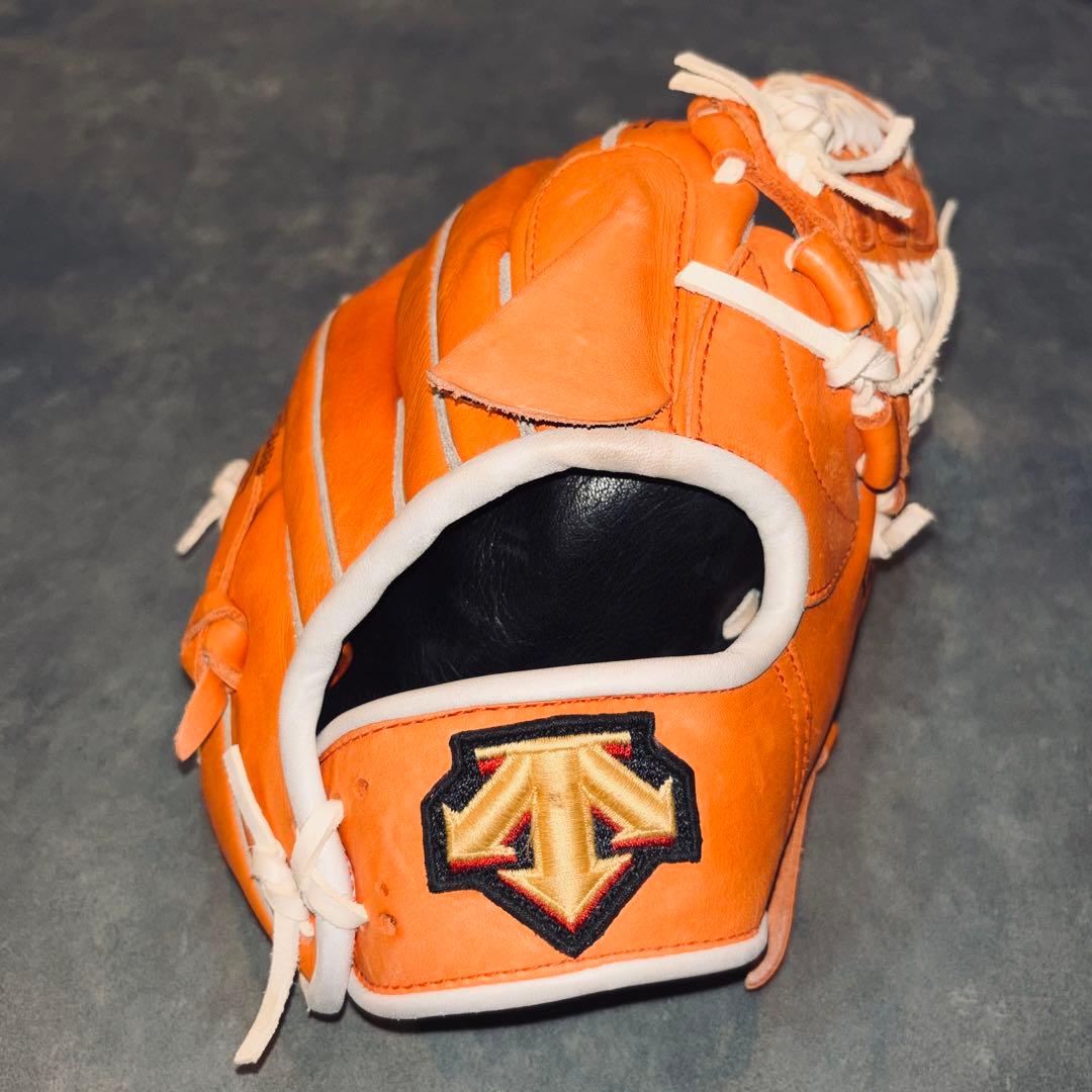 美品！本革 日本製 デサント The Stadium 投手用 グラブ グローブ