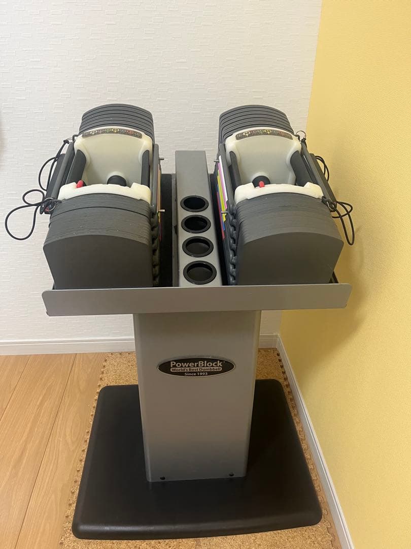 PowerBlock 可変式ダンベル 40kg 専用スタンド付き