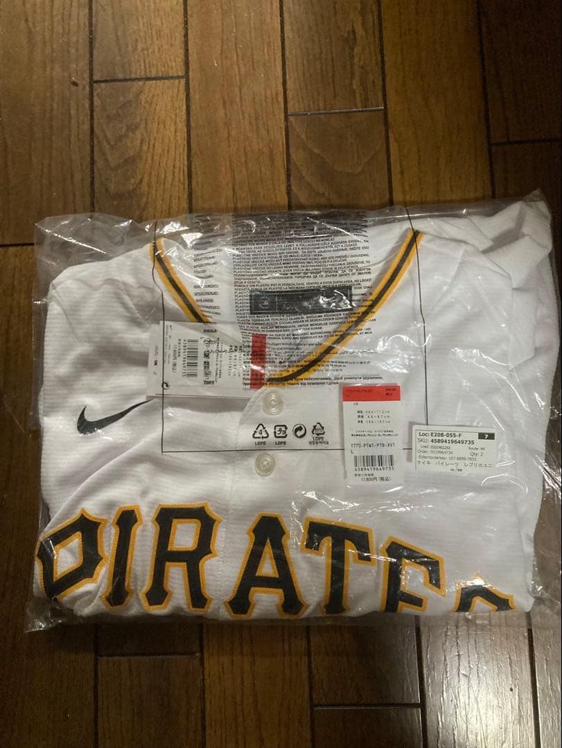 MLB★Pパイレーツ★ユニフォーム★ ホーム ホワイト★MLB正規品