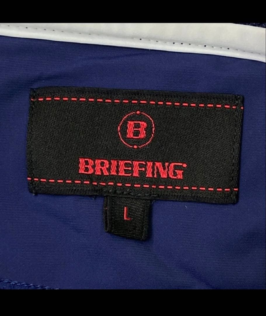 BRIEFING GOLF ブリーフィング 半袖ポロシャツ ネイビー系