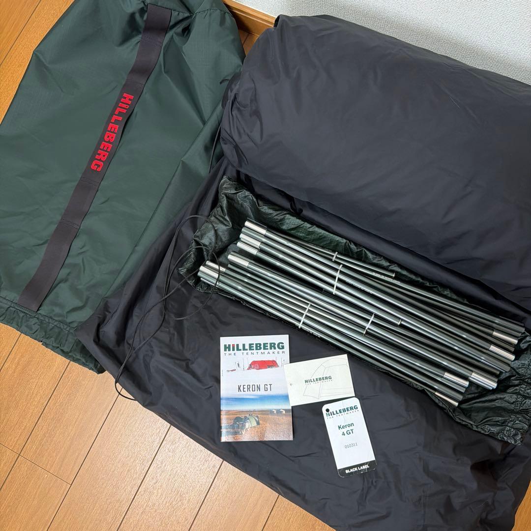 新品同様 HILLEBERG ヒルバーグ keron 4gt ケロン グリーン