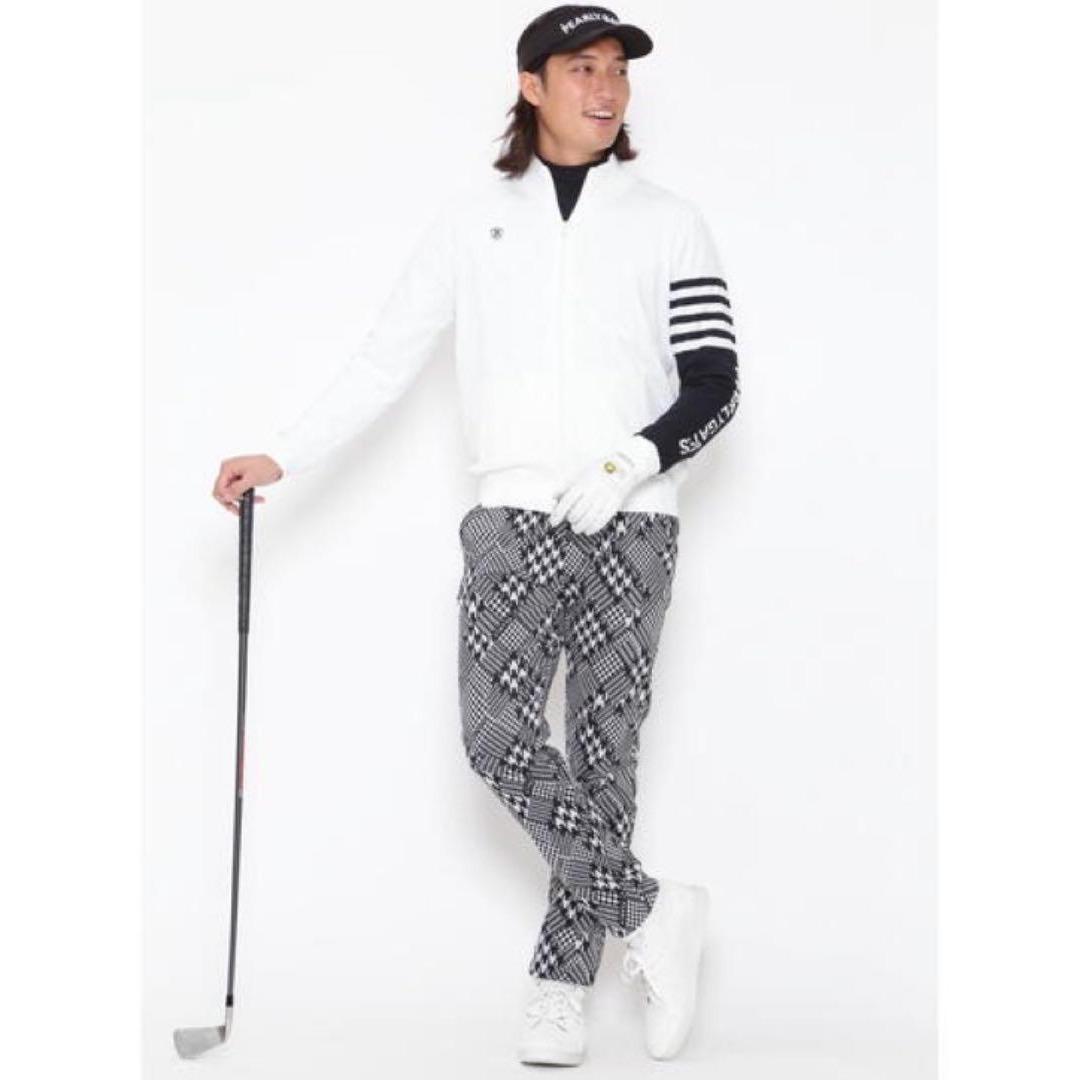 新品【PEARLY GATES】パーリーゲイツ　ゴルフ　ジャガードパンツ　5
