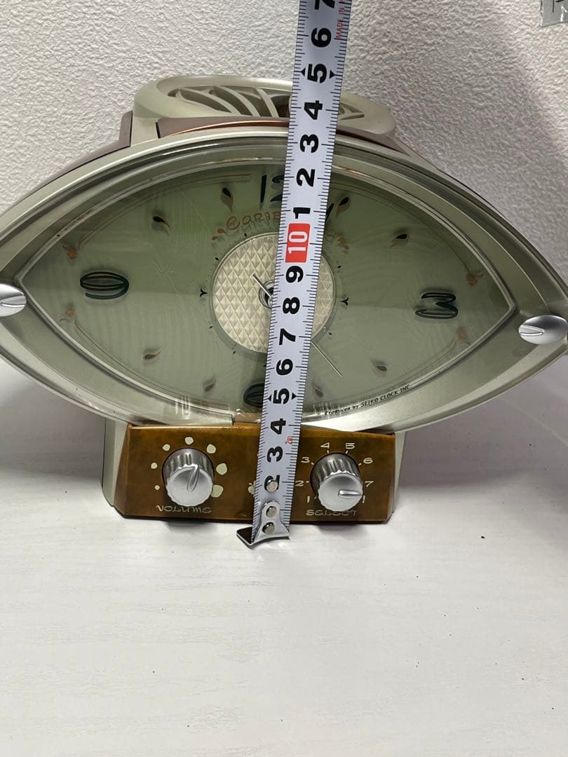 【希少】SEIKO セイコー カリビアーナ　目覚まし　置き時計 QM731B