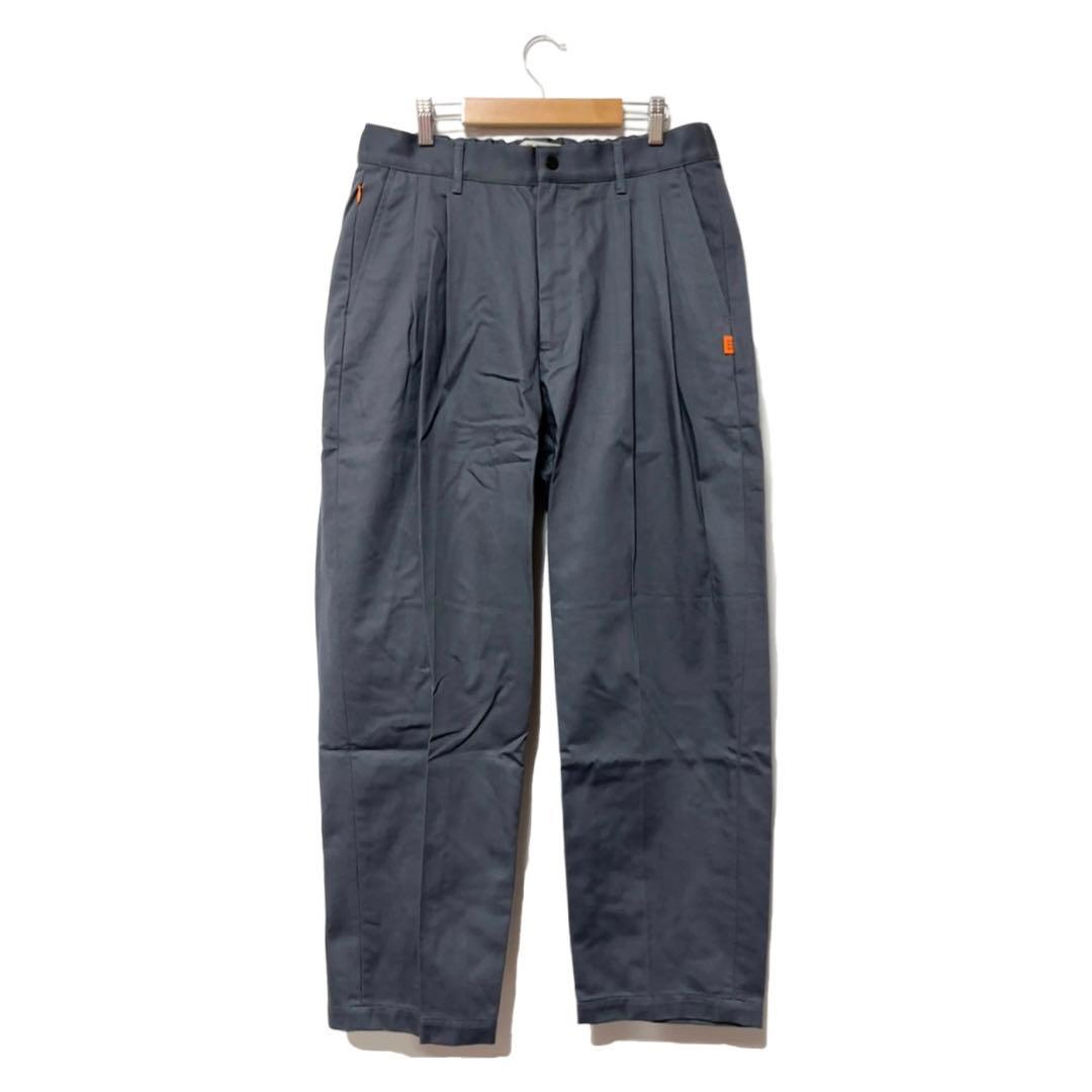 新品 ラッセルノ ゴルフ ワイド シルエット パンツ C.グレー M/L