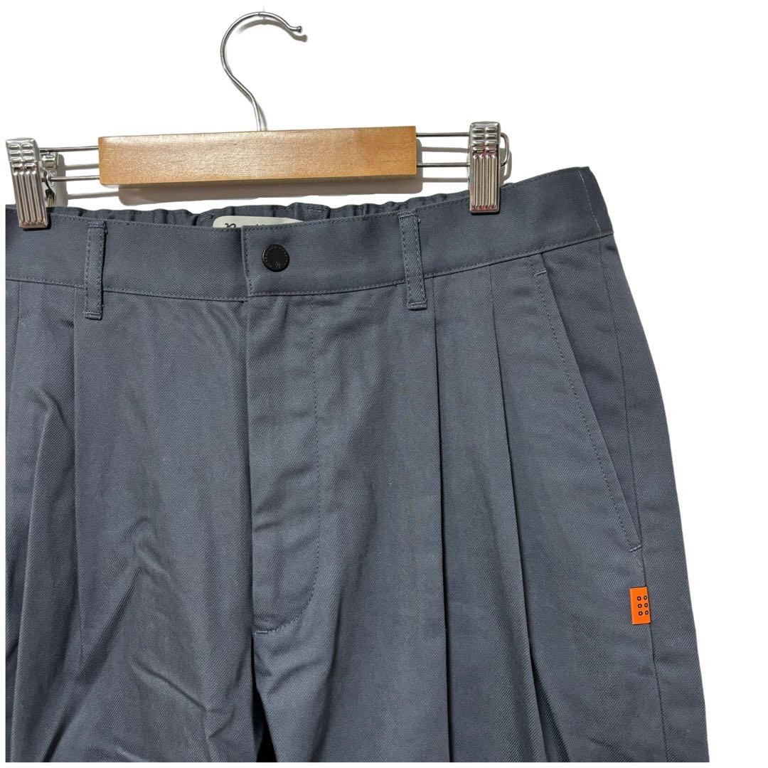 新品 ラッセルノ ゴルフ ワイド シルエット パンツ C.グレー M/L