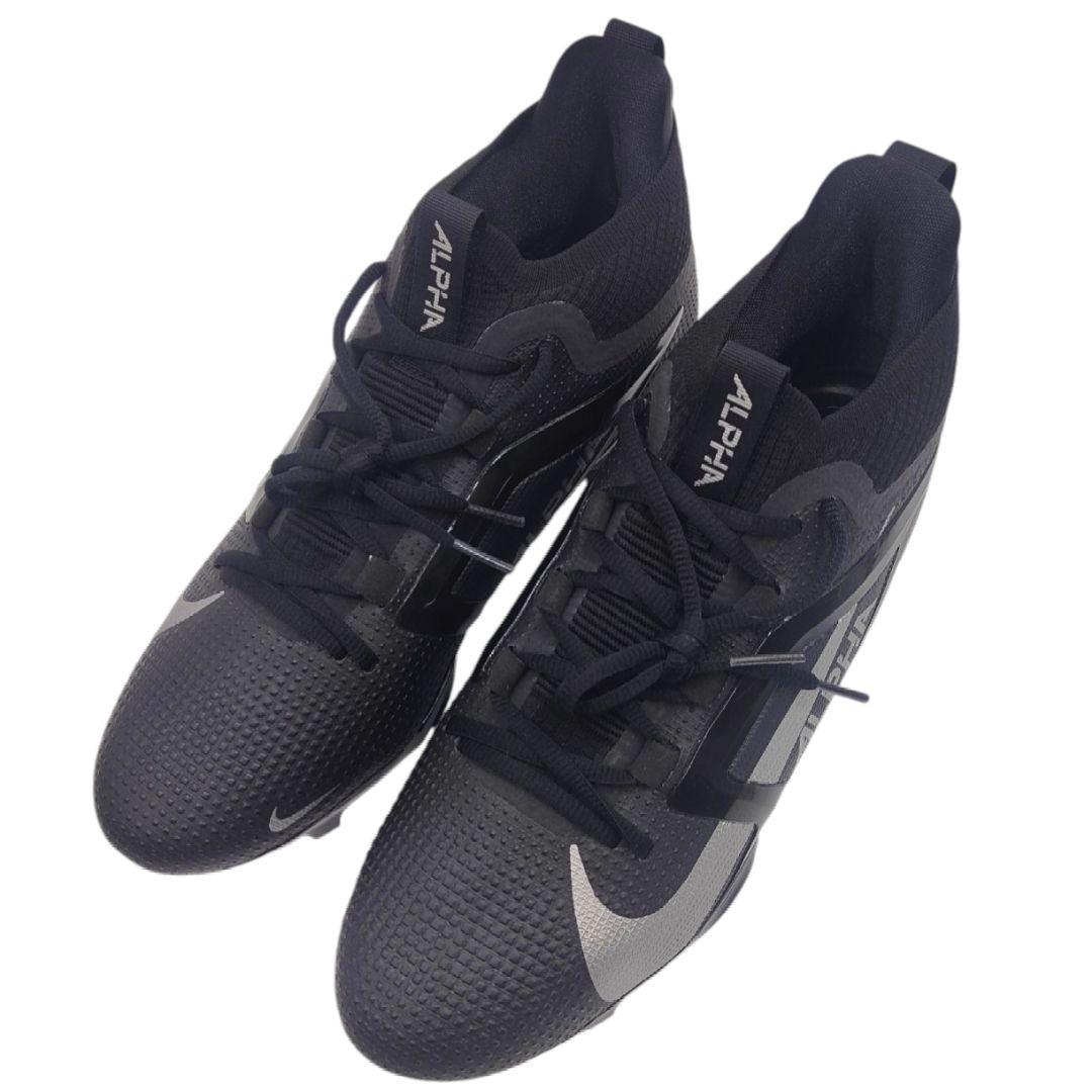 ナイキ アメフトスパイク AlphaMenace 4 Elite 28.5 黒
