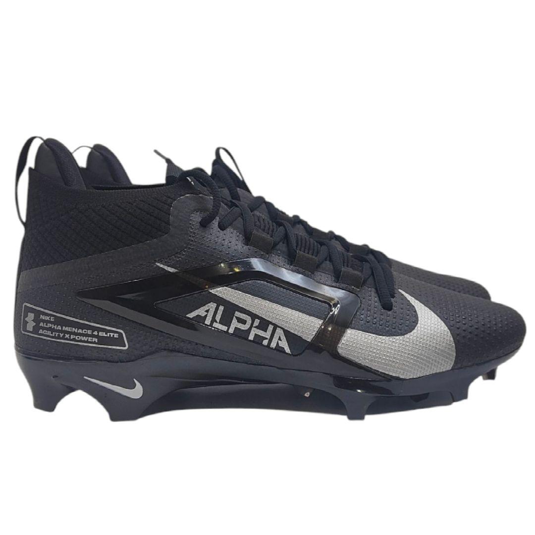 ナイキ アメフトスパイク AlphaMenace 4 Elite 28.5 黒