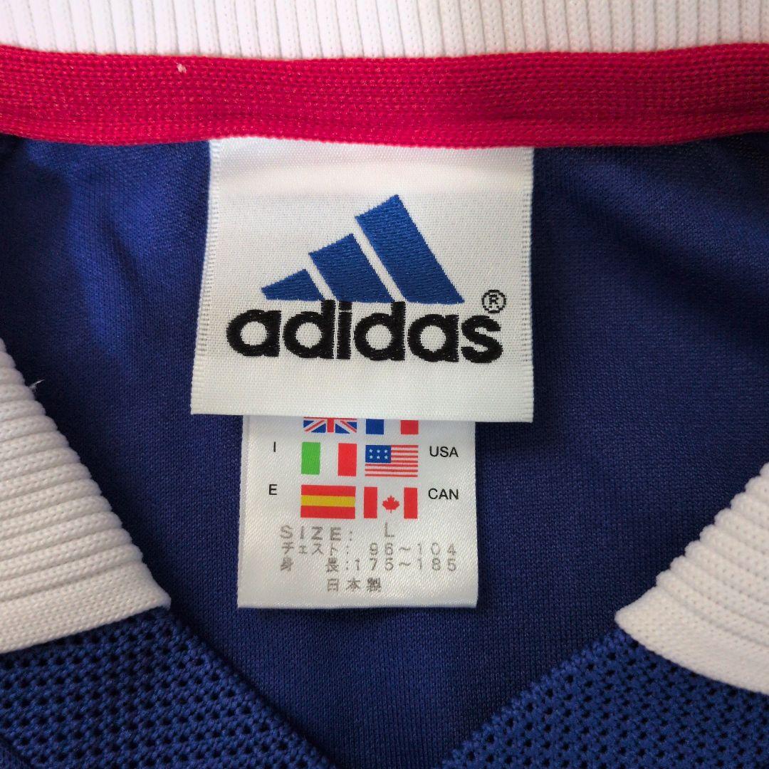 adidas製 99/00日本代表ユニフォーム 襟付き 日本製　サイズL
