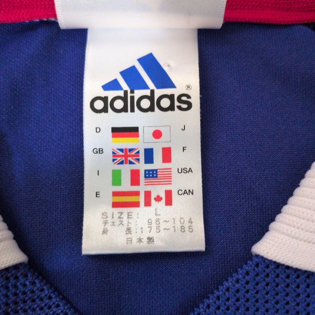 adidas製 99/00日本代表ユニフォーム 襟付き 日本製　サイズL