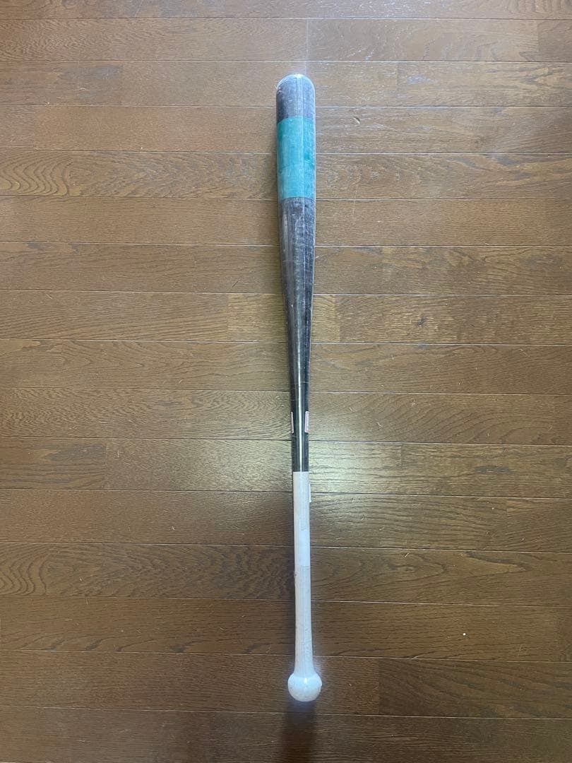 ミズノ　オーダー　軟式用　ノックバット　89cm500g 黒×緑×白×銀