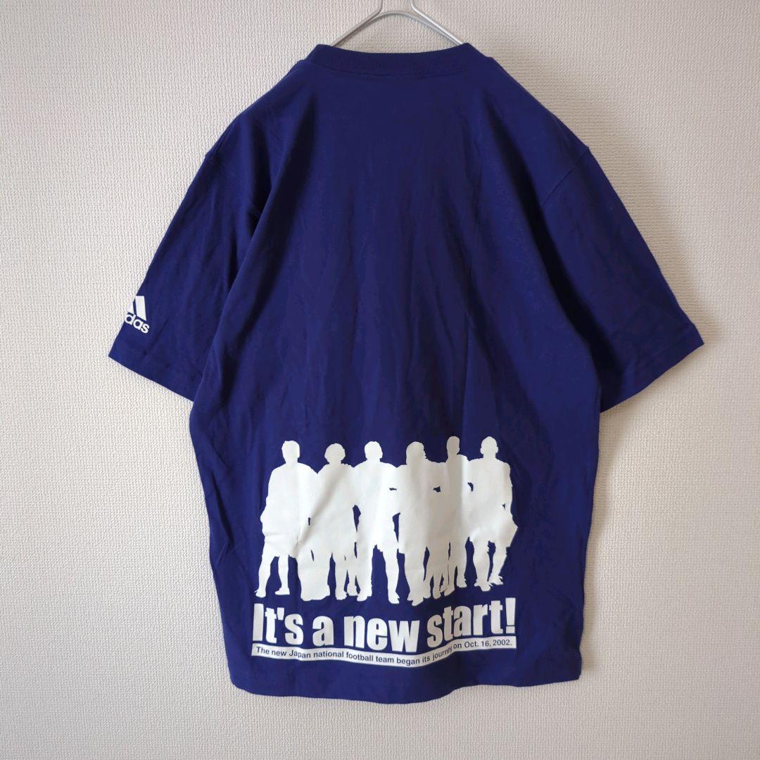 アディダス adidas Tシャツ サッカー 日本代表 2003 キリン 青