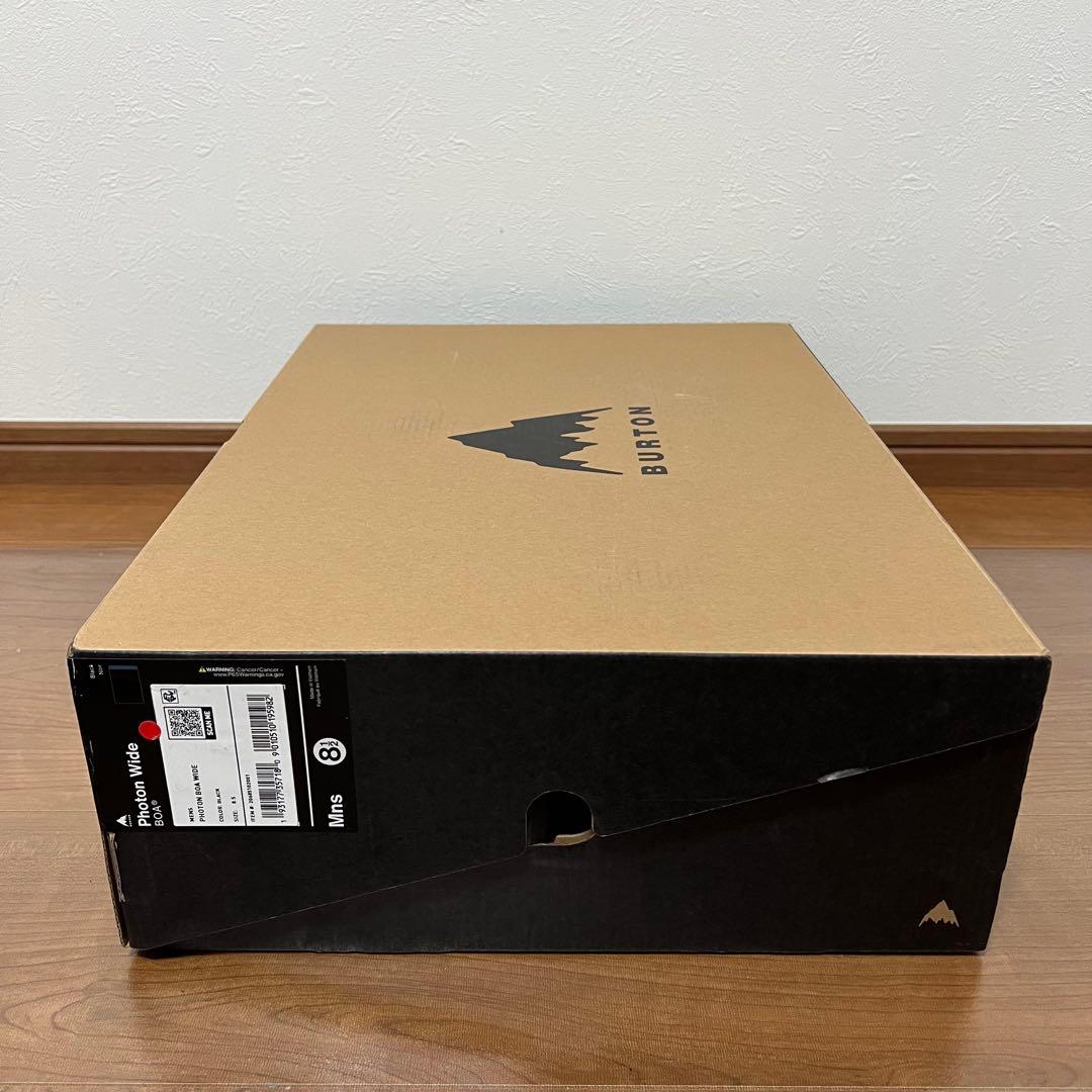即日発送BURTON PHOTON BOA WIDE 26.5㎝22-23モデル