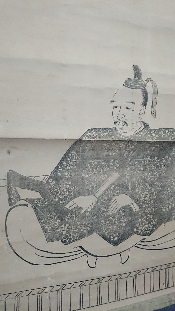 「前田利家 肖像」 戦国武将 加賀藩 金沢 日本画 南画 木版画 掛軸