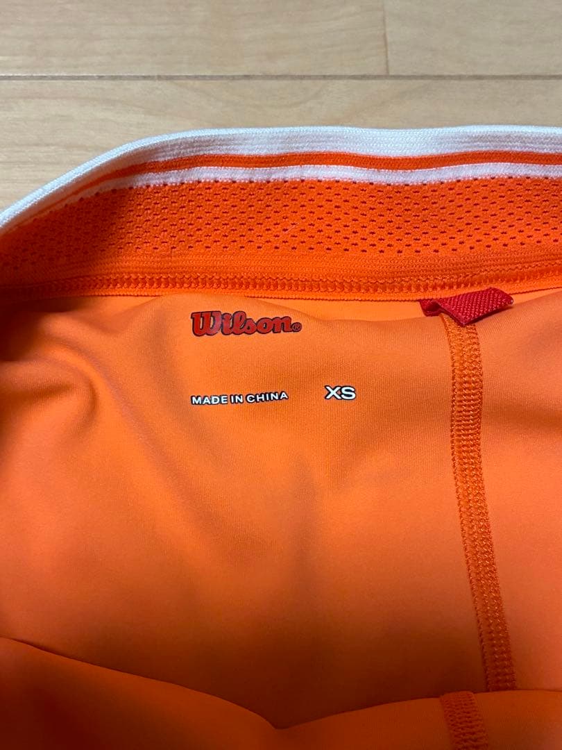 Wilson テニススカート XS オレンジ