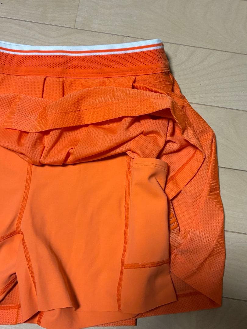 Wilson テニススカート XS オレンジ