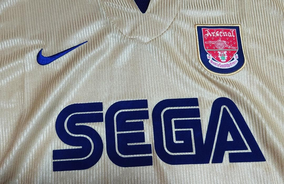 【激レア】2001～2002年 アーセナル金 XL アウェイ 稲本在籍