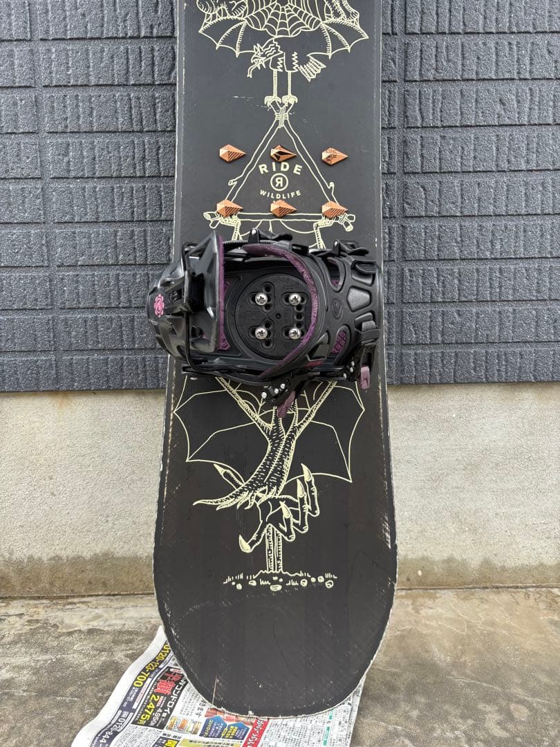 FLOWバインHAYLO サイズM ボードRIDEワイルドライフ151 セット