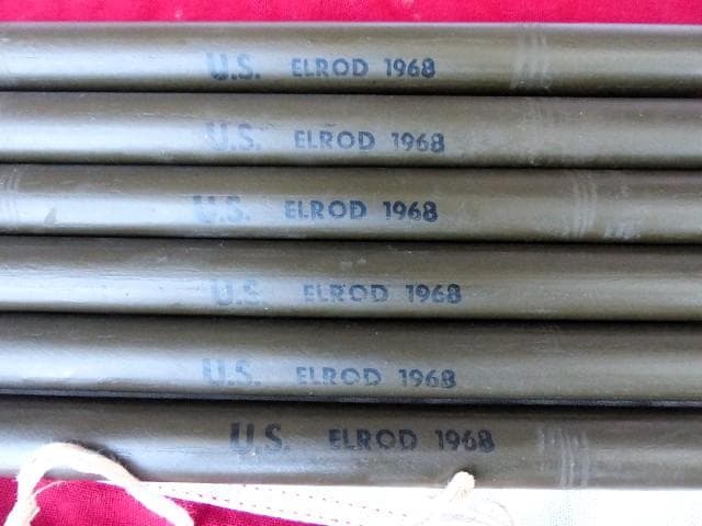 1968” 米軍実物 ナム戦 デッド!　テントポール　6本セット 軍幕 260