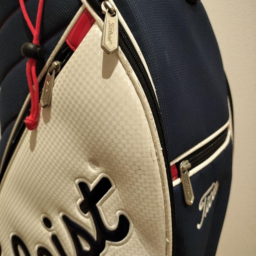 最終値下げ！　Titleist キャディバッグ ネイビー/ホワイト
