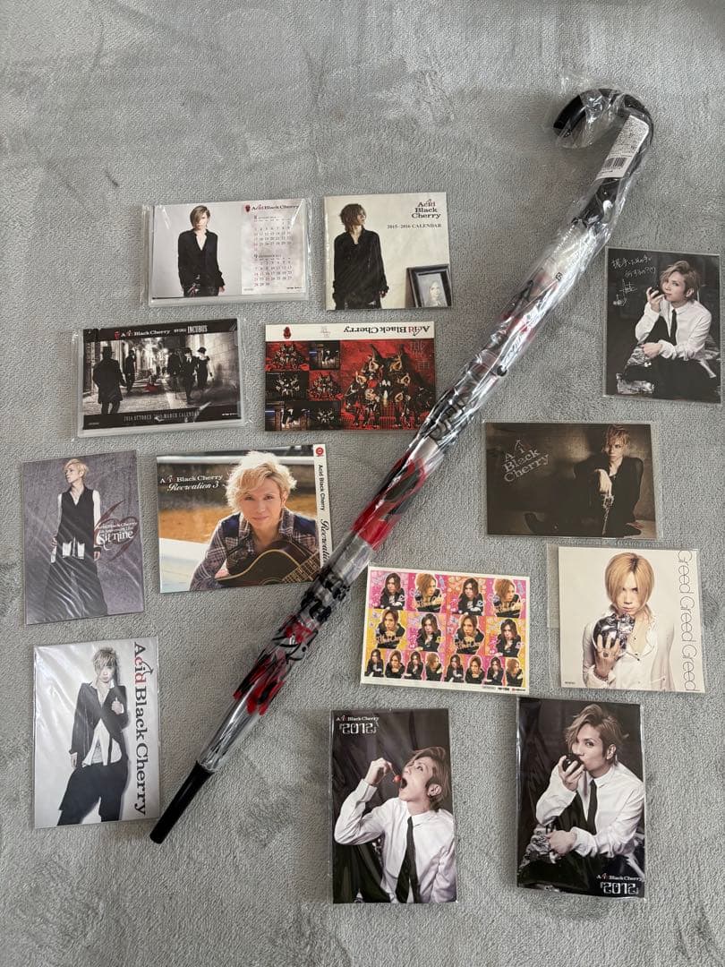 s*w様 Acid Black Cherry ポストカード ボールペン ビニール