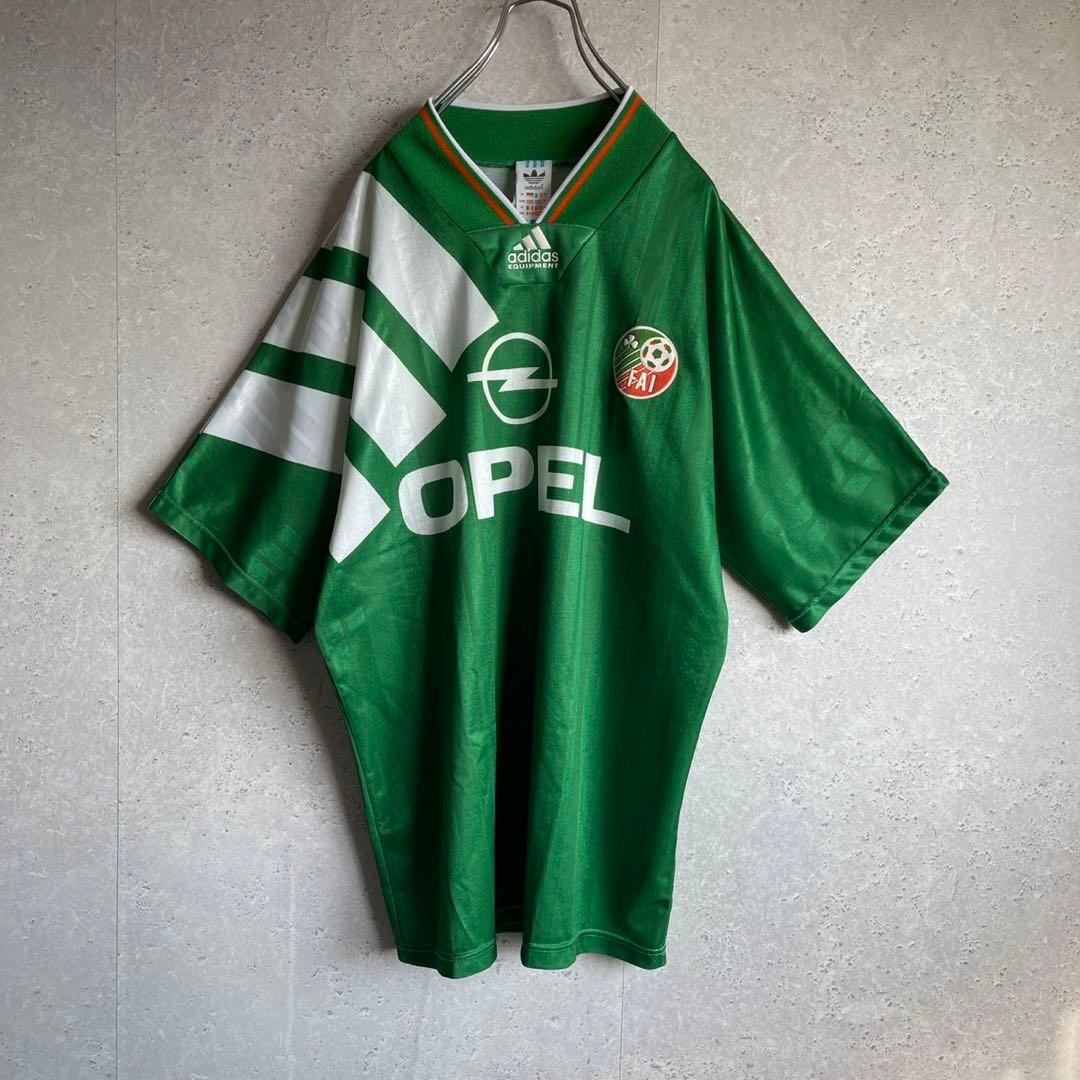 90s adidas アイルランド代表 ユニフォーム サッカーシャツ 国内正規品