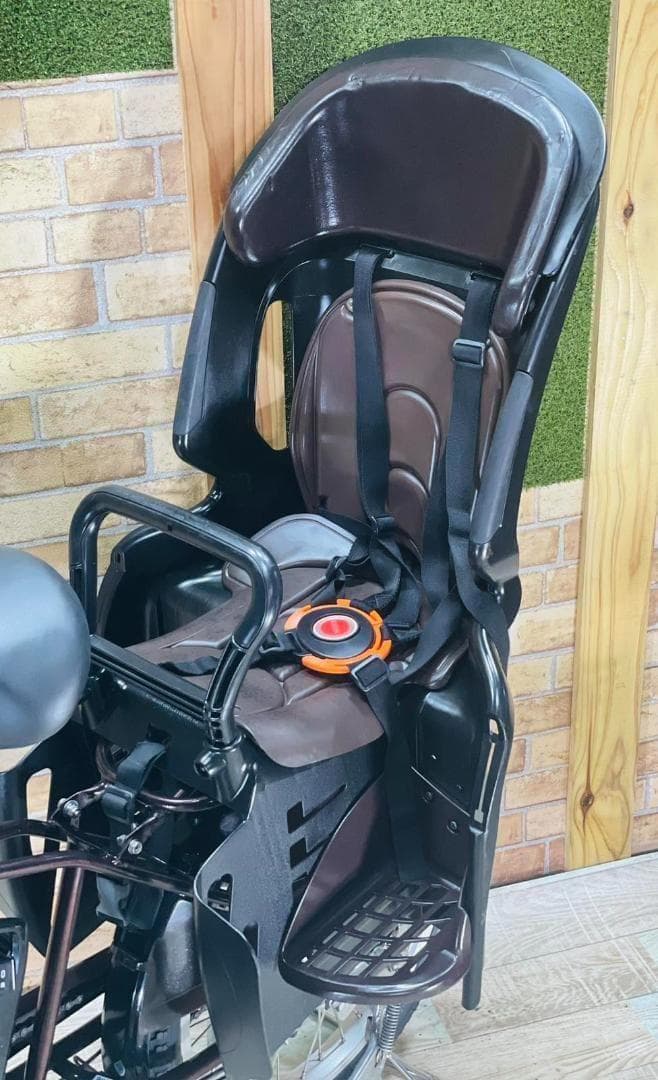 値上直前 ブラウン 大容量 パナソニックギュット子供乗せ電動アシスト H2966