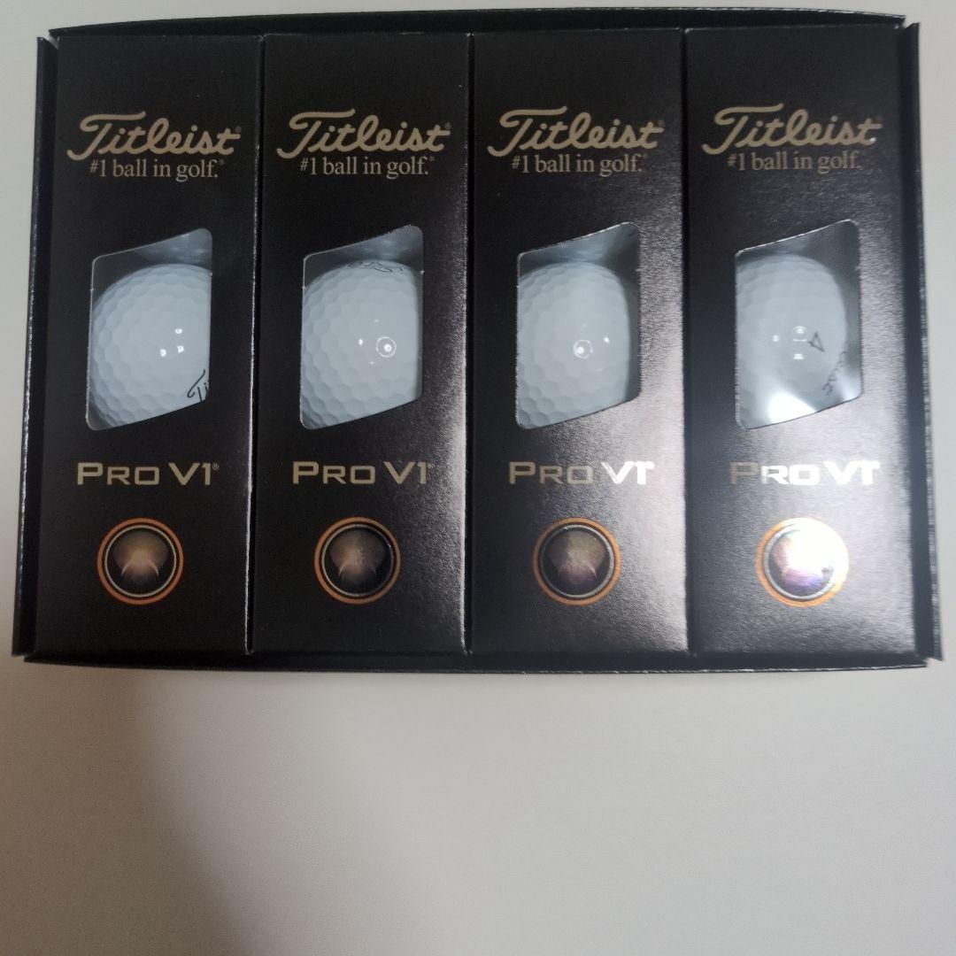 【新品・未開封】タイトリストPRO V1 2025年モデル　２ダース（24球）