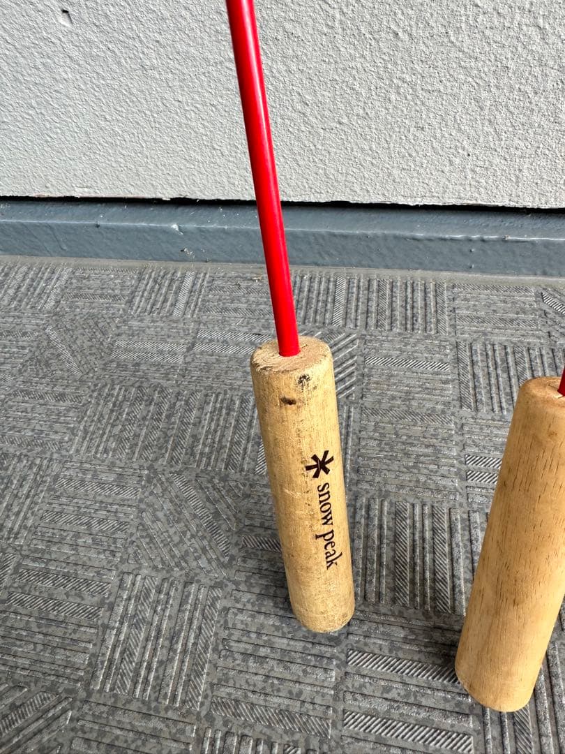 スノーピーク　BBQロッド　2本セット BLUE RED