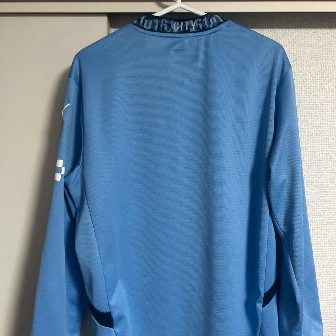 マンチェスターシティ Puma 長袖シャツ ライトブルー