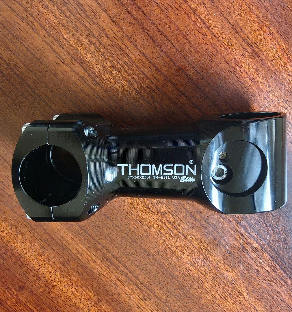 THOMSON Ellite ステム 25.4mm + ヘッドキャップ