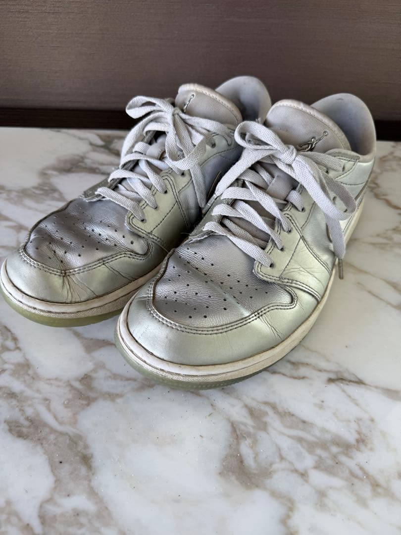 【レア】Nike Air Jordan 1 Low メタリックシルバー US11