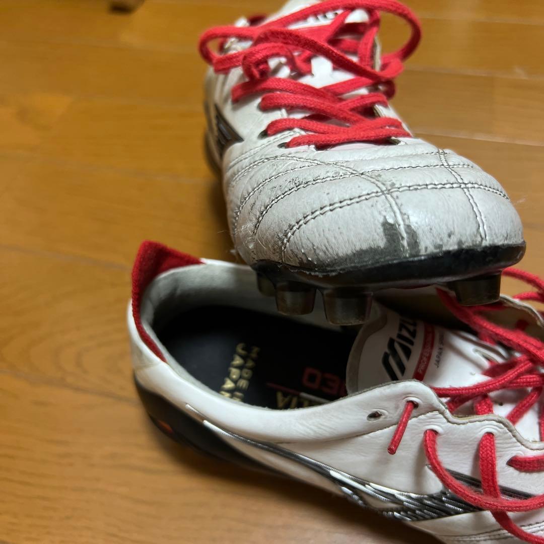 Mizuno Morelia Neo サッカーシューズ ホワイト/レッド