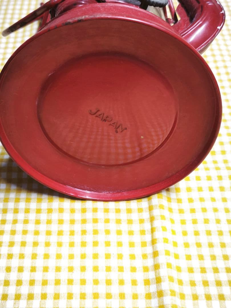 美品 別所ランプ レッド NO.350 WINGED WHEEL
