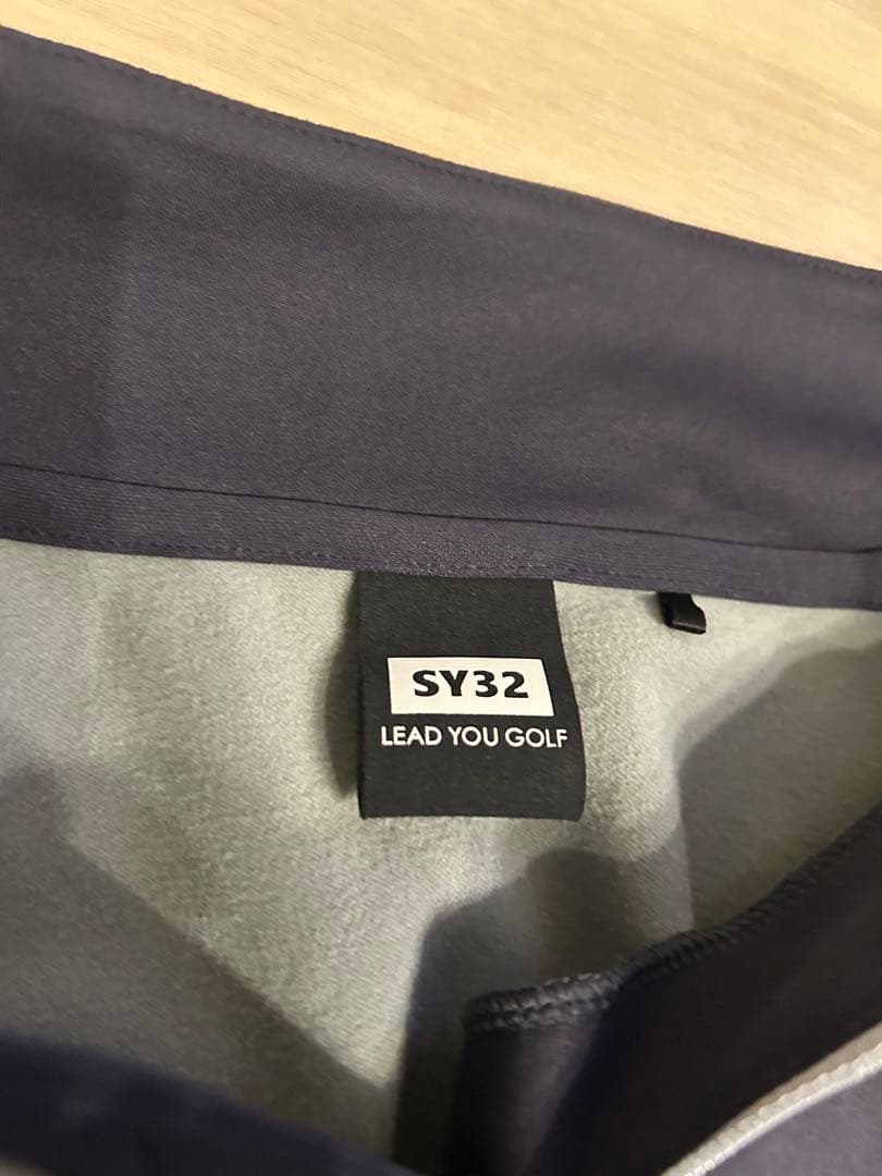SY32 ネイビー 長袖 ゴルフウェア