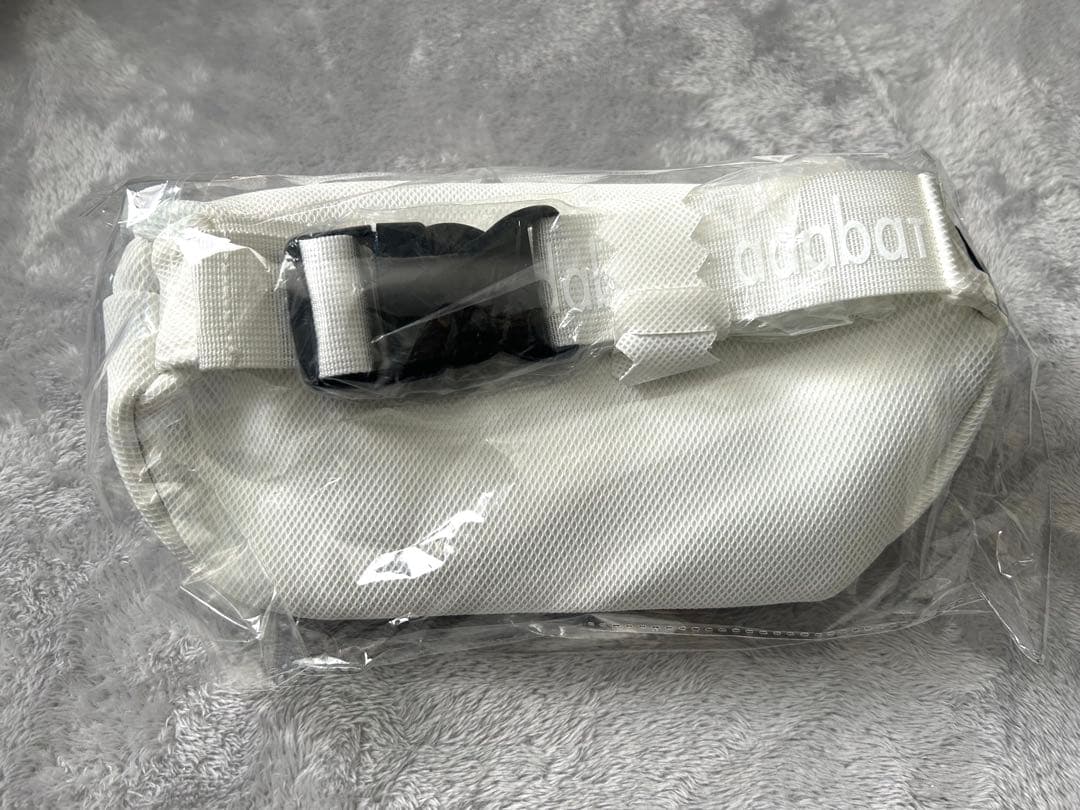【新品未使用】【新レーベル ADABAT NAVY】ロゴデザイン ウェストバッグ