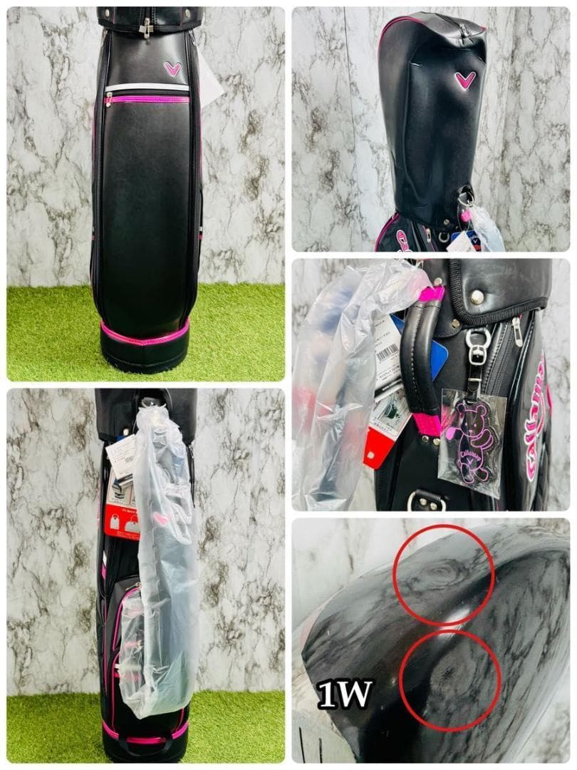 【バック新品】初心者推奨 キャロウェイ レガシー レディースゴルフセット 9本L