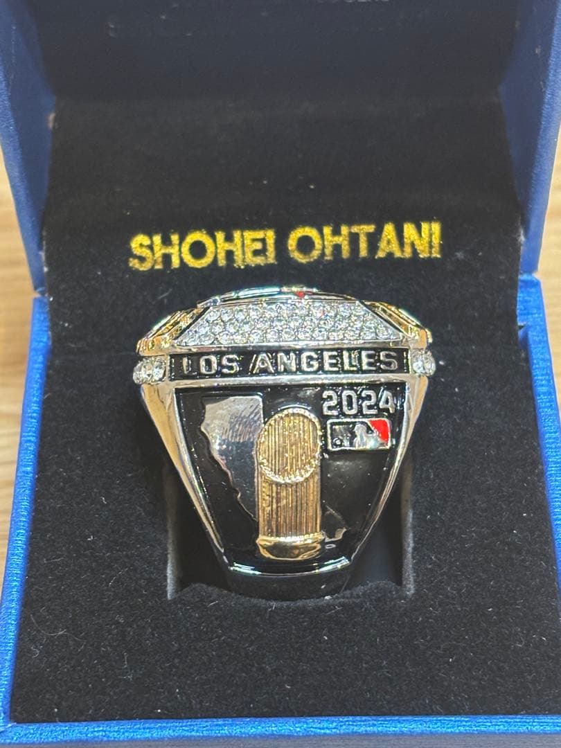 ⭐️2024＆2025ダブルリング⭐️ 大谷翔平 ドジャース＋チャンピオン記念カード