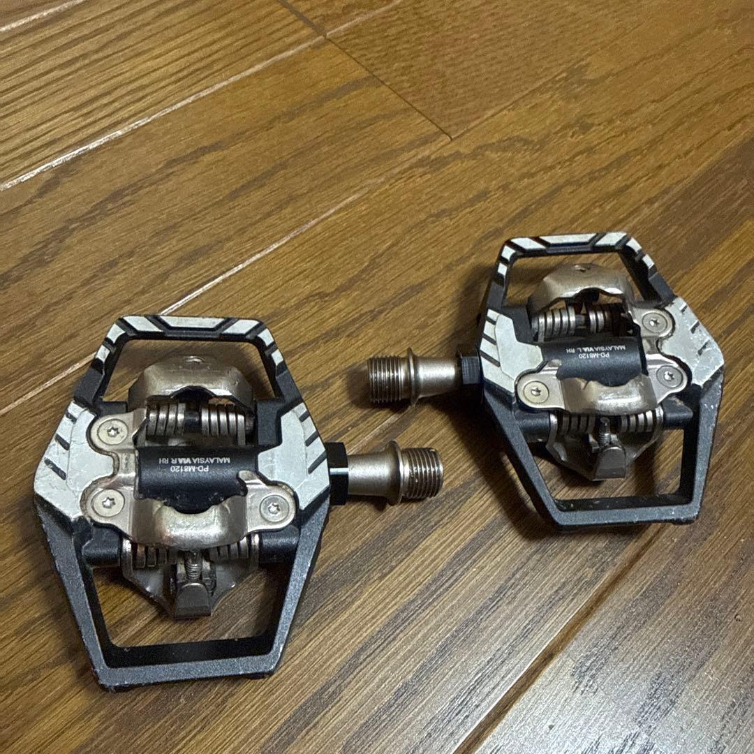 SHIMANO DEORE XT ペダル クリート2種類付き