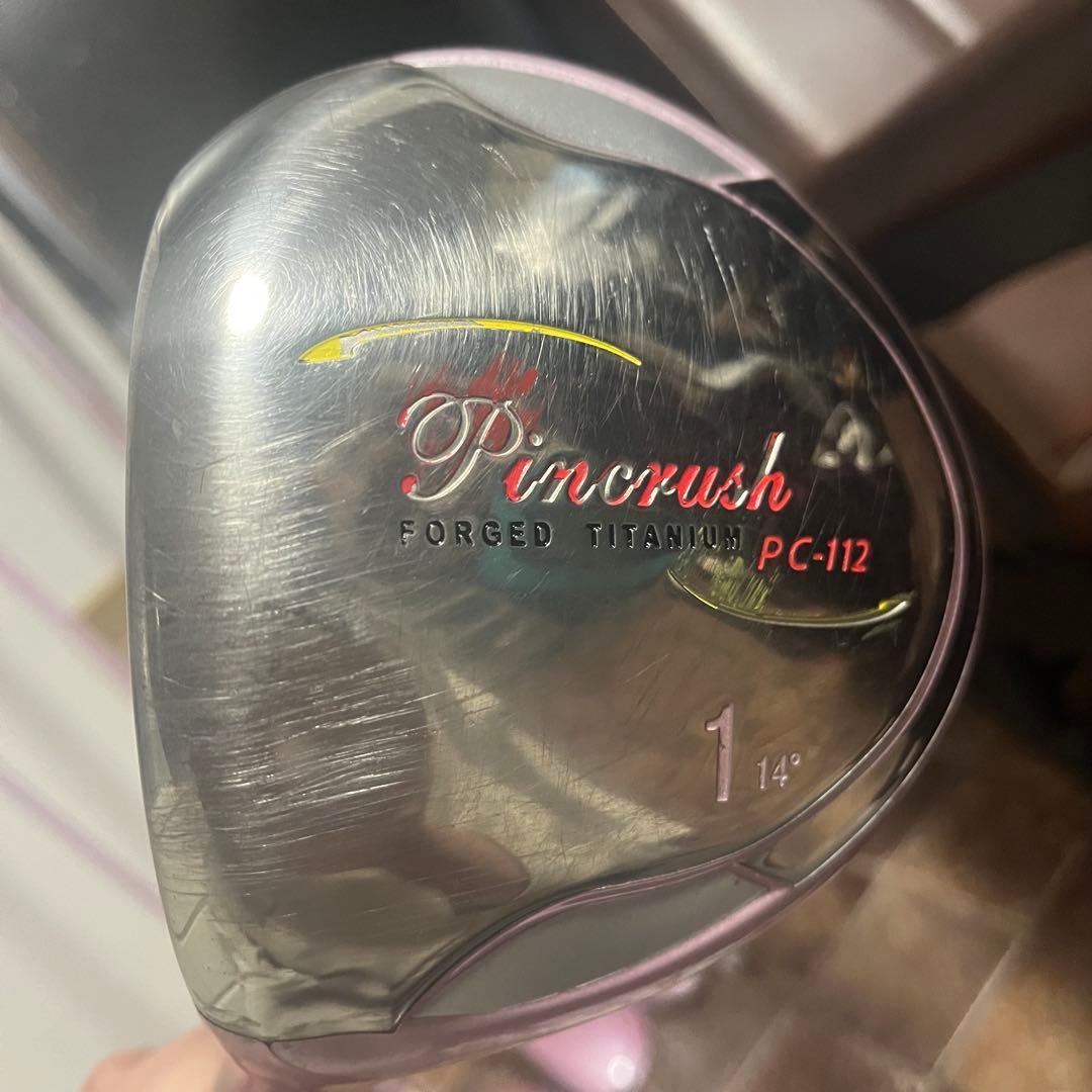 左利き Pincrush ピンクラッシュ PC-112 レディース ゴルフセット