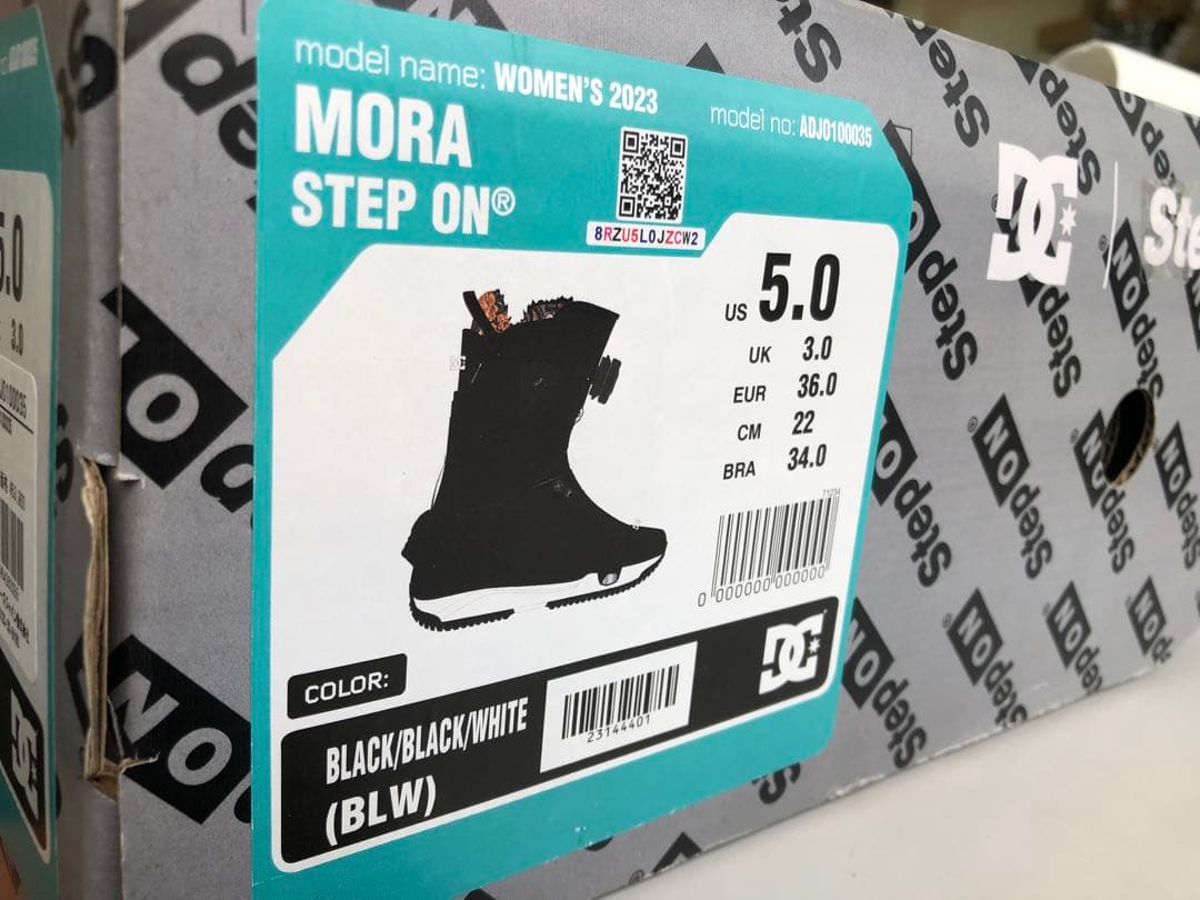 新品DC ディーシーMORA STEP ON ブーツ スノーボード 22cm
