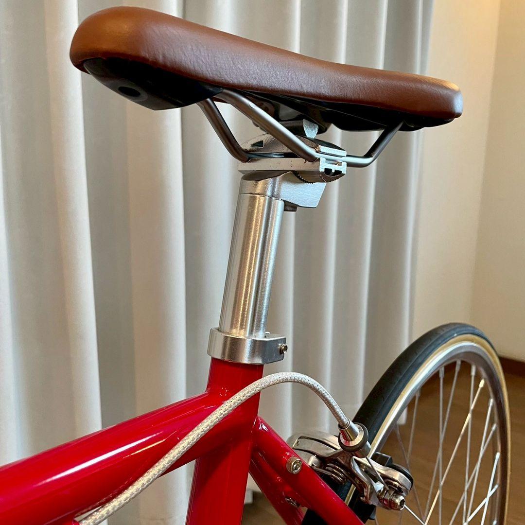 値下げ！引取り限定 AVASTA ピストバイク 固定ギア アルミハンドル 自転車