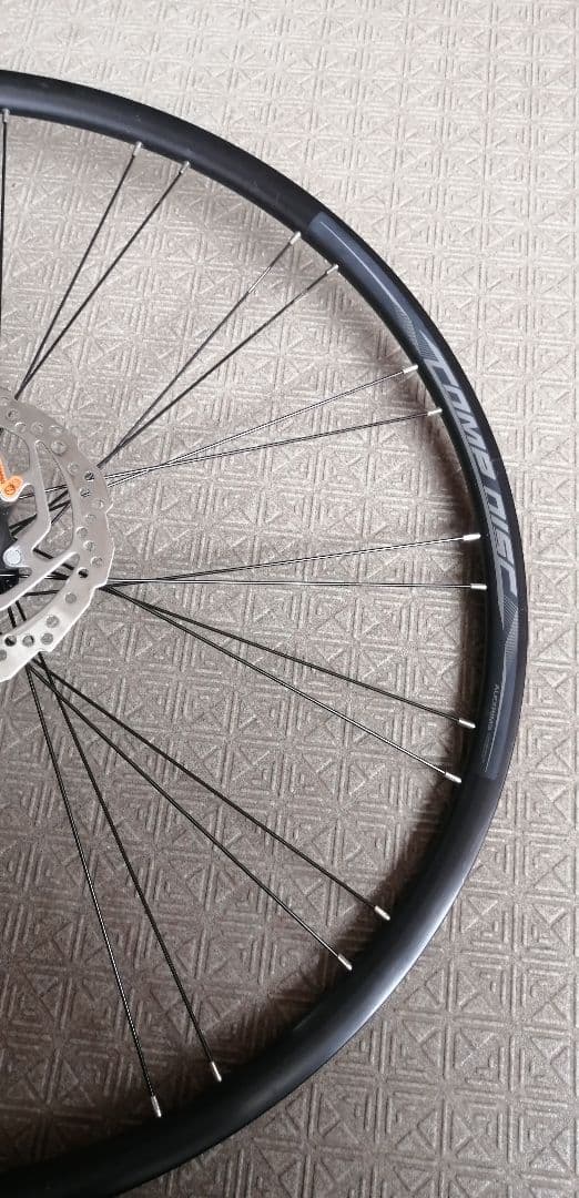 700cディスクホイール　MERIDA COMP 完成車取り外し ローター付属