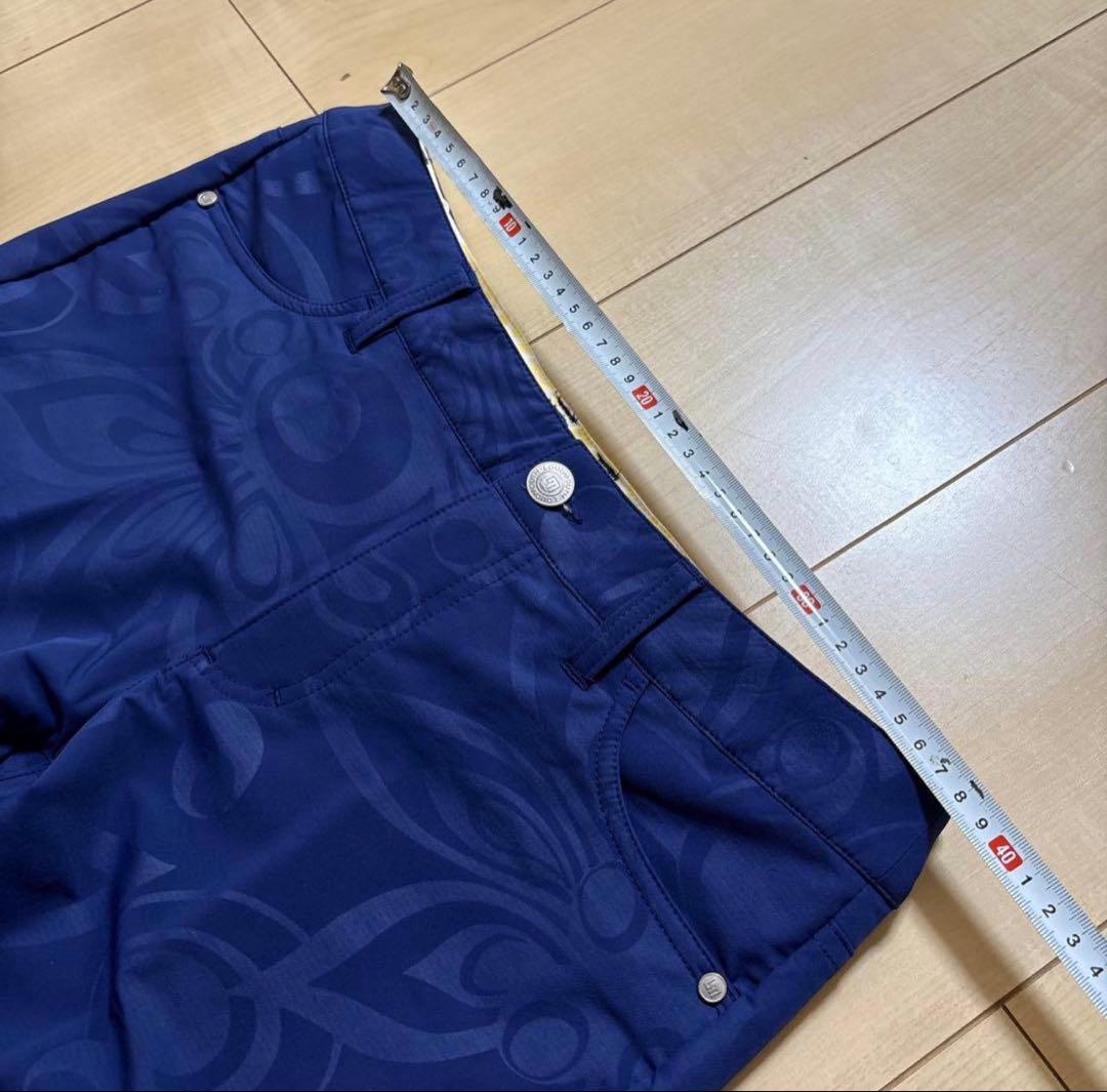 美品　ラウドマウス　ゴルフ ポロシャツ パンツ 2点セット　ネイビー　L/L