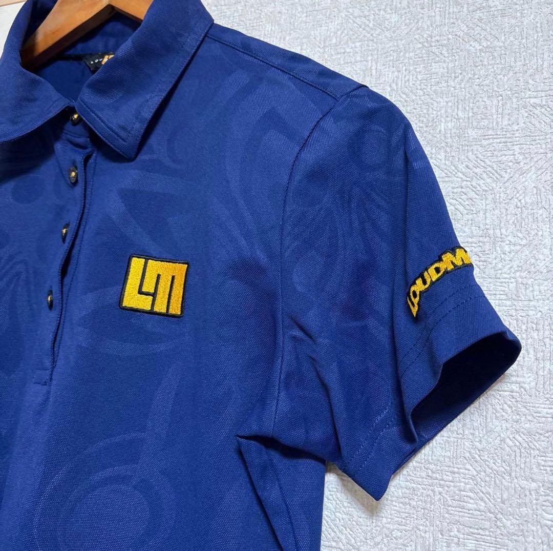美品　ラウドマウス　ゴルフ ポロシャツ パンツ 2点セット　ネイビー　L/L