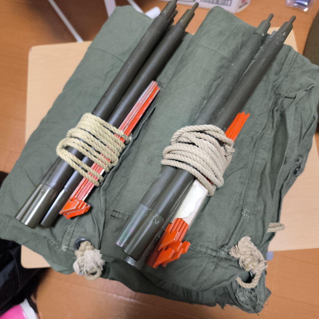 Aランク　アメリカ軍テント　パップテント　ポール　ペグ　フルセット