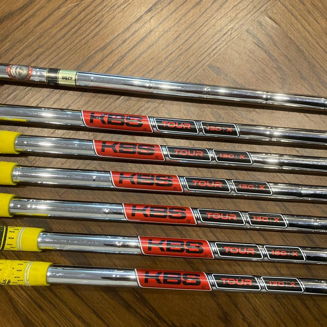 テーラーメイドＰ7MB KBS TOUR 130 xアイアンセット