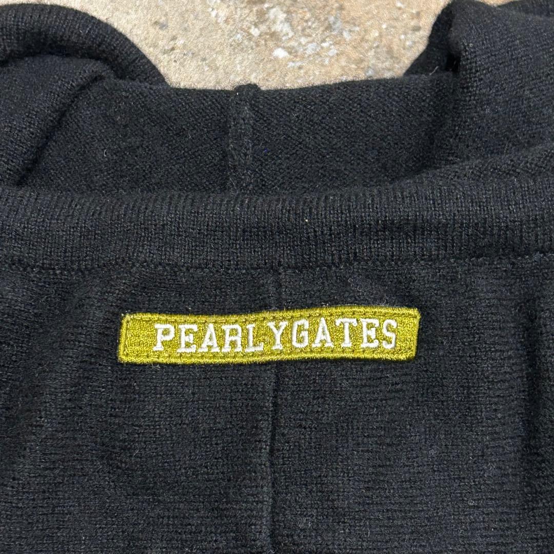 PEARLY GATES セーター ダブルジップ ニットパーカー カシミヤ混