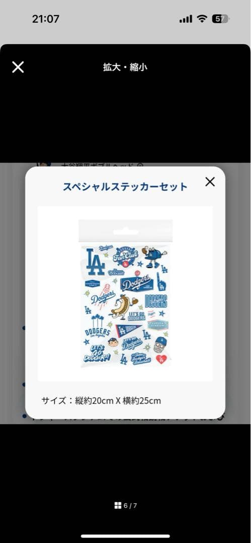 ロサンゼルス・ドジャース ファンクラブ特典セット ジュニアオールスター会員向け
